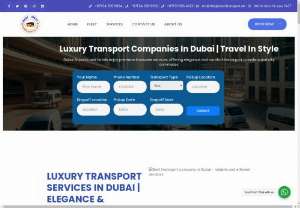 luxury transport companies in dubai - Dubai Airports and hotels enjoy premium limousine services, offering elegance and comfort for airport transfers and city commutes.