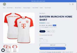 BAYERN MUNCHEN HOME SHIRT - Introducing the FC Bayern Munich Home Shirt - A Must-Have for Fans in Pakistan!  Elevate your football passion with our premium Bayern Munich jersey collection, now available in Pakistan. Our Bayern Munich Home Shirt is a stunning blend of style, comfort, and team spirit that every fan should own.