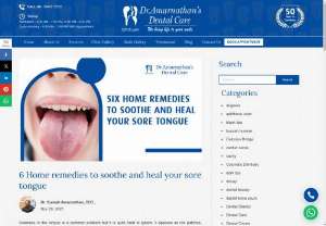 6 Home remedies to soothe and heal your sore tongue - Various natural remedies to cure and get relief from the pain caused by soreness in the tongue are discussed in this blog post.