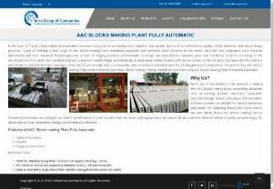 AAC Blocks Making Plant Fully Automatic - AAC Blocks making Plant fully automatic from Intra Automation offering a wide range of and many other products to our valuable customers.