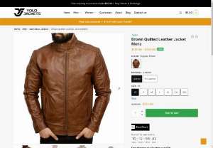 Brown Quilted Leather Jacket Mens - This brown quilted leather jacket mens features premium leather, a stylish quilted design, and a comfortable fit. With its timeless appeal, it offers both durability and sophistication, making it perfect for casual outings or a night out.