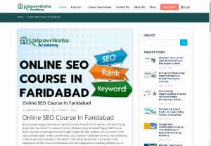 SEO courses in Faridabad - To enhance your digital marketing career, you need to stay updated on the latest information and marketing trends. In the digital age, social media plays a crucial role in connecting businesses with customers, boosting brand visibility, and increasing revenue. This dynamic field requires creativity, flexibility, and a deep understanding of audience preferences and algorithms. Improving your website&#039;s rating and visibility through SEO is a valuable skill that can be learned...