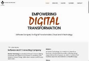 Screenshot of Technix Technology: Software Development and IT Consulting