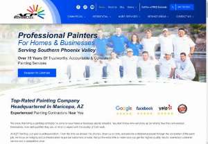 ACP Painting, LLC. - Thank you for visiting us on VieSearch! ACP Painting, LLC. has been a family owned and operated business since 2005. US Army veteran brothers, Robert and Russel Byers and their crew of skilled tradesmen have years of experience in satisfying customers. Home based in Maricopa, Arizona they focus primarily on serving the southern Phoenix metro area.