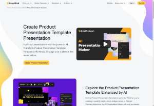 Elevate Your Brand: Product Presentation Template Collection - Discover the perfect blend of aesthetics and functionality in our free product PowerPoint templates, ideal for startups and established businesses alike.