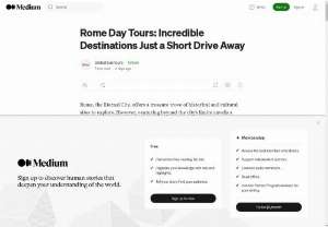 Rome Day Tours: Incredible Destinations Just a Short Drive Away - Discover Rome day tours: incredible destinations just a short drive away. Explore historic sites, picturesque towns, and beautiful landscapes with ease.