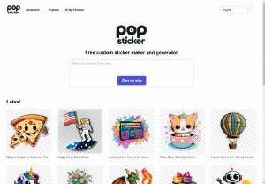 PopSticker - an innovative platform designed for sticker enthusiasts. Here, you can create unique stickers with simple operations using powerful AI technology. PopSticker.art is committed to providing users with a convenient, efficient, and unrestricted sticker generation experience.