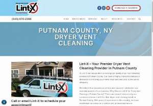 Dryer Vent Cleaning Putnam County - Looking for the best dryer vent cleaner in Putnam County? Look no further than Lint-X! Dryer vent cleaning, installations, inspections, and more. Call today!