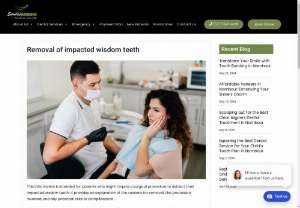 Removal of impacted wisdom teeth | Smile Nambour - Are you effected with wisdome tooth decay problem? Here is the solution, Smiles Nambour is giving treatment for tooth extraction in Nambour. Smiles Nambour is the best dental clinic for all dental problems with best dental experts.