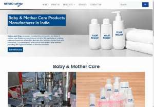 Baby &amp; mother care Products manufacturer - Are you searching for a premium baby &amp; mother care products manufacturer from a trusted brand in India? Then you can contact Naturo and Orgo. Our range includes safe, high-quality items designed to nurture and protect. From gentle skincare to essential baby gear, we ensure comfort and care for both mother and child. Choose us for reliable, innovative solutions.