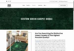 Get Premium and Best Quality Green Carpet in Dubai - Are you searching for distinctive carpets of the highest possible quality? At a Carpet shop in Dubai, you will discover the widest range of most aesthetic green rugs available anywhere.