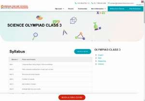 Science Olympiad Class 3 - Looking for the best online platform for Science Olympiad Preparation for class-3? We provide online coaching classes for all the Science Olympiad exams like: SOF, CREST, Silverzone, Unified Council, Humming Bird, EduHeal, ITO and ISTSE.