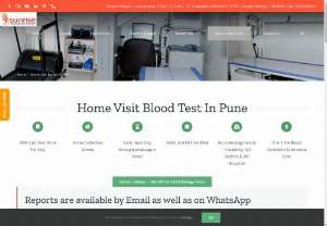 Home Visit Blood Test In Pune - If you are searching for home visit blood test near me, sample collection at home near me, blood test at home in pune, free home blood sample collection pune, Blood Test at home in Pune City, lab test at home,home visit for blood test,blood test at home,blood test at home near me, Blood Test at home packages in Pune, Diagnostic center with home sample collection in Pune, then your search ends here at Sunrise Diagnostics Diagnostics.