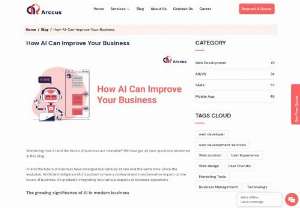 How AI Can Improve Your Business - The growing significance of&nbsp;AI in modern business&nbsp;is undeniable and has been transforming industries across the globe. Here are several key ways in which AI is making a significant impact on modern businesses.  AI-driven virtual assistants can provide instant responses to customer inquiries, improving response times and ensuring 24/7 availability. It handles routine customer service tasks such as answering FAQs, processing orders, resolving common issues, and making a...
