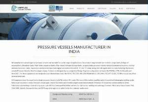 Pressure Vessels Manufacturer India &ndash; bcsind.com - Bcsind.com is a leading Pressure Vessels Manufacturers in India. We also manufacture various types of pressure vessels custom made for a wide range of applications.