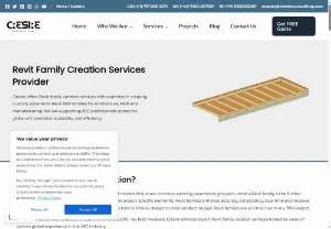 Screenshot of Revit family creation Services for BIM Projects- Cresire