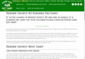 Bergen County, NJ Summer Day Camp - Spring Lake Day Camp offers a camping experience that is unmatched. Our variety of activities ensures your child is always having fun!