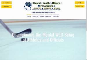 Mental Health Alliance for Athletes - Welcome to the Mental Health Alliance for Athletes, your go-to resource hub for championing mental well-being in sports. We specialize in connecting athletes, sports officials, and families with personalized support and streamlined access to medical professionals. Whether it&#039;s addressing traumatic brain injuries or managing conditions like depression, anxiety, PTSD, OCD, and addiction, our mission is to empower athletes to excel both on and off the field.