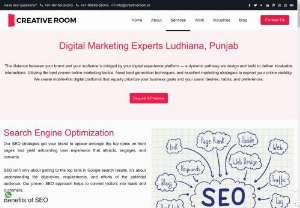 digital-marketing, SEO - At Creative Room, we are a leading digital marketing agency located in Ludhiana, Punjab. We specialize in helping businesses of all sizes grow their online presence and achieve their marketing goals. With our team of skilled professionals and a deep understanding of the digital landscape, we provide tailored solutions that drive results. Whether you&#039;re a small business or a large enterprise, we are here to help you navigate the world of digital marketing and maximize your...