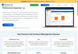 Screenshot of Performance Management System