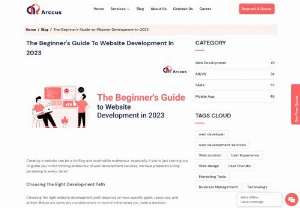 The Beginner&#039;s Guide To Website Development In 2023 - The concept of responsive&nbsp;web design&nbsp;is beyond the approach that comes to a layman&#039;s mind. It is an approach that aims to make web pages render well on a variety of devices and window or screen sizes, reformatting the contents to be more user-friendly. A few of the powerful responsive website examples are Dribble, SWISS Air, Dropbox, Magic Leap, Etsy and Wired. Backend development is a critical aspect of&nbsp;Website Development&nbsp;that focuses on...