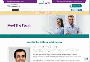 Meet Our Dental Team in Wimbledon - The outstanding results of our advanced treatments have made us to be amongst the top dental care clinics in General dentistry, Cosmetic dentistry, restorative dentistry, preventative dentistry, Orthodontics treatments for smile makeover of our valuable patients.