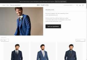 Edit Suits Co. - UK tailors, offering mens bespoke tailored suits and tuxedos, tailored pants, and tailored shirts. For business or wedding - Best quality and affordable.