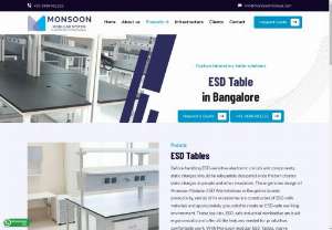 ESD Table Manufacturers in Bangalore - We are one of the leading ESD Table  manufacturers in Bangalore. Well-known for providing our valued clients with ESD Table and ESD Work Table 