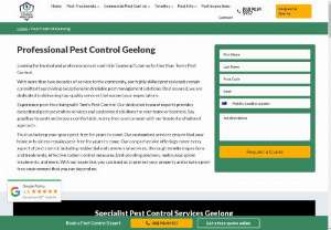 Pest Control Geelong - Pest Control Geelong offers professional pest management services, ensuring homes and businesses are safe from pests like insects and rodents.
