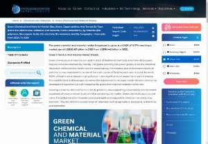 Green Chemical And Material Market Size: Report,&nbsp;2024-2029 - The Green Chemical and Material Market is rapidly expanding as industries seek sustainable and eco-friendly alternatives to traditional chemicals and materials. This market encompasses biodegradable plastics, bio-based chemicals, and eco-friendly materials that reduce environmental impact and carbon footprints.