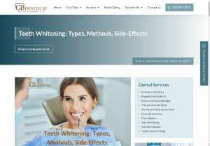 Teeth Whitening: Types, Methods, Side-Effects - GB Dentistry - Illuminate your smile with GB Dentistry&#039;s comprehensive guide to teeth whitening in Memorial. Learn about various types, effective methods, and potential side effects to achieve a brighter, more radiant smile. Trust our expertise to guide you towards safe and effective teeth whitening solutions. Schedule your appointment today!