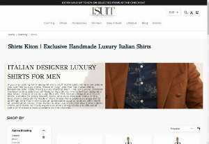 Italian Designer Luxury Shirts for Men - Discover the elegance of Italian designer luxury shirts for men. Explore our curated collection featuring premium fabrics and impeccable craftsmanship. Elevate your style with timeless designs from renowned Italian fashion houses.
