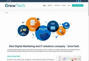 Transform Your Business with GrewTech Digital Marketing Services in Khammam - Boost your online visibility and organic traffic with our effective SEO strategies. We optimize your website to rank higher on search engines, ensuring potential customers find you easily.
