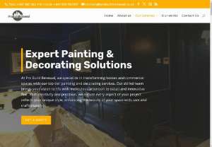 Expert Painting &amp; Decorating Solutions - Transform your space with expert Painting and Decorating Solutions in London. Professional touch for a stunning finish. Contact us today!