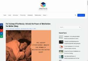 Power of Meditation for Better Sleep - If you are wondering how to do so, wonder no further. This blog post is designed to take your concerns into consideration.   