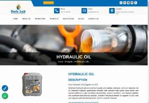 hydraulic oil supplier in uae - Numerous sectors rely heavily on hydraulic systems to power everything from industrial equipment to construction machinery. At Dufe Lub, we are aware of how vital it is for these systems to run smoothly and effectively that premium hydraulic oils are used. Because of this, we have made it our goal to offer hydraulic oils of the highest calibre that surpass industry norms and achieve unprecedented levels of performance.