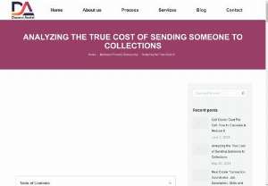 Analyzing the True Cost of Sending Someone to Collections - Curious about the true cost of sending someone to collections? Our comprehensive analysis breaks down how much it really costs to pursue overdue payments through collections agencies. Find out the financial impact and potential pitfalls of this process here.