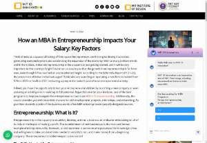 How Much Do MBA Entrepreneurship Graduates Earn? - MIT ADT Campus - Explore various career paths and high-paying roles in business, finance, and management post-MBA in Entrepreneurship. Unlock your earning potential! 