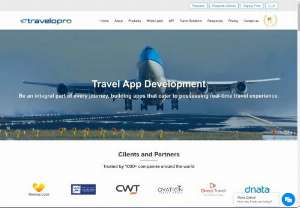 Travel                            App                        Development  - Get the best travel app development solutions from Travelopro that offer end-to-end mobility solutions for the travel and tourism industry. We are the travel technology providers, providing travel booking engines, white label solutions, web designs &amp; development, travel mobile apps, XML/GDS Integrations and many more services.  