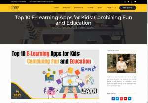 Top 10 E-Learning Apps for Kids - Explore 10 best educational apps for kids that combine fun and education effectively. 