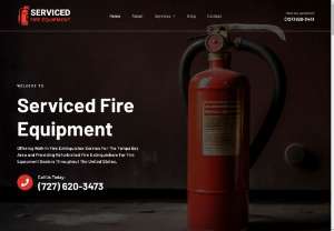 Serviced Fire Equipment - Offering Walk-In Fire Extinguisher Service For The Tampa Bay Area and Providing Refurbished Fire Extinguishers For Fire Equipment Dealers Throughout The United States. 