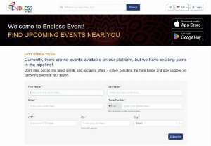 Find Upcoming Local Events and Festivals near you - Endless Event - If you&rsquo;re looking for events near me, then explore our local events, concerts, happenings, festivals &amp; cultural activities near you! Visit www.endlessevent.com for more info.