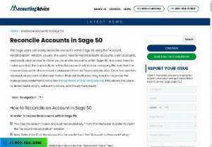 Reconcile Accounts in Sage 50 - In this blog post, we&#039;ll dive into understanding the ins and outs of reconciliation in Sage 50, why it&#039;s crucial for your financial health, and a step-by-step guide to get it done right. 