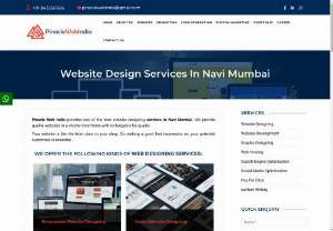 Website Designing Services - Pinacle Web India provides one of the best website designing services in Navi Mumbai. We provide quality websites in a shorter time frame with no bargains for quality.  Your website is like the front door to your shop. So making a good first impression on your potential customers is essential.