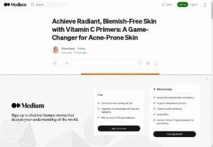 Achieve Radiant, Blemish-Free Skin with Vitamin C Primers: A Game-Changer for Acne-Prone Skin - Ascorbic acid, another name for vitamin C, is a potent compound that is well-known for its many skin-benefiting properties. Strong antioxidants like this one help shield the skin from UV radiation and pollution, two things that can age and damage skin prematurely. Additionally, primer with vitamin c is essential for the formation of collagen, which keeps skin tight and supple. Additionally, it contains brightening qualities that help balance out skin tone and lessen the visibility