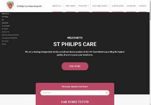 St Philips Care Group - FOUNDED IN 1995, ST PHILIPS CARE IS DEDICATED TO PROVIDING EXCELLENT CARE, WHETHER IT BE NURSING OR SOCIAL NEEDS. WE HAVE SPECIALISED UNITS FOR THOSE WHO MAY BE MORE VULNERABLE IN OUR SOCIETY.