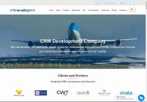              CRM Development Company India - Travelopro is an industry-leading CRM development company, providing highly customized CRM solutions with rich functionality to a wide variety of industries. We help enterprises build and implement top-class CRM solutions that allow them to efficiently organize, and manage customer relationships and enhance profitability.
