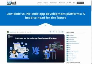 Low-code vs. No-code app development platforms - In today&rsquo;s digital world, things move quickly. Consequently, companies try to speed up the software development process to keep up with the growing need to go digital. Low-code vs No-Code app creation tools are one of the new ideas that is causing this change.