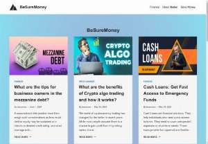 Besuremoney - BeSureMoney is a financial management platform designed to help individuals and businesses efficiently manage their money. It offers a range of features to track income and expenses, create budgets, set financial goals, and monitor investments.