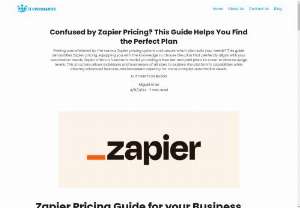 Zapier pricing plans - Confused by Zapier&#039;s pricing plans? i3 Visionaries has the perfect guide to help you navigate the options. Our concise and clear breakdown will help you find the ideal plan for your business needs, ensuring you get the best value and features. Trust i3 Visionaries to simplify your decision-making process.